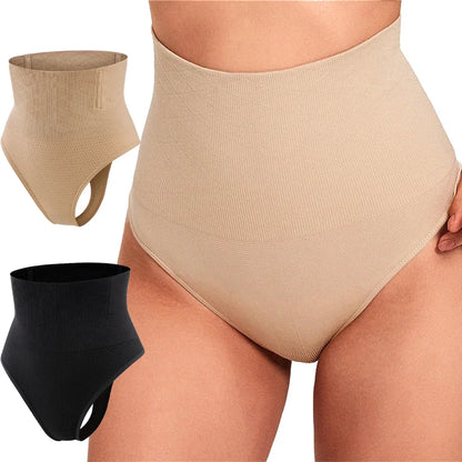 Elevate Your Silhouette with Our Women’s High Waist Thong Shaper - Ultimate Tummy Control and Butt Lifting Underwear