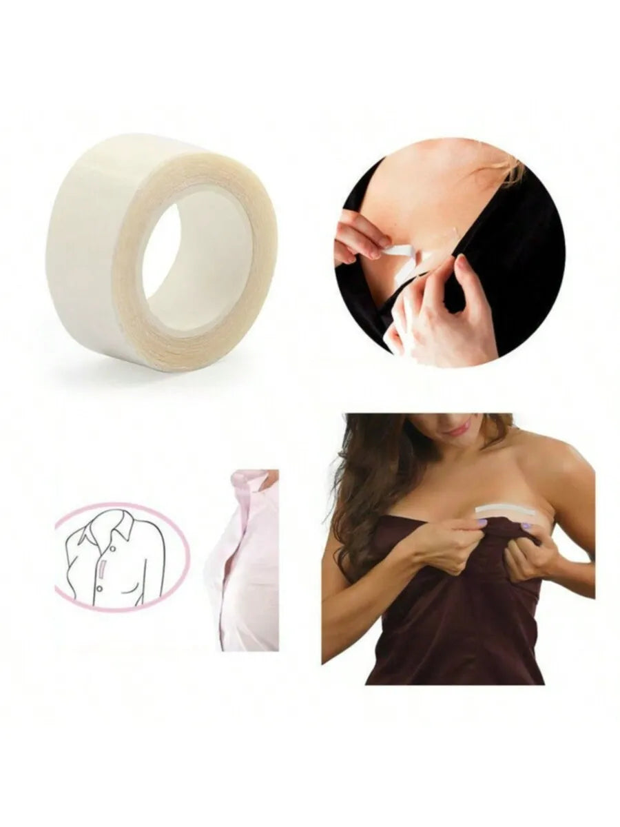 5 Meters of Double-Sided Waterproof Lingerie Tape - Safe, Clear Adhesive for Ultimate Comfort and Confidence