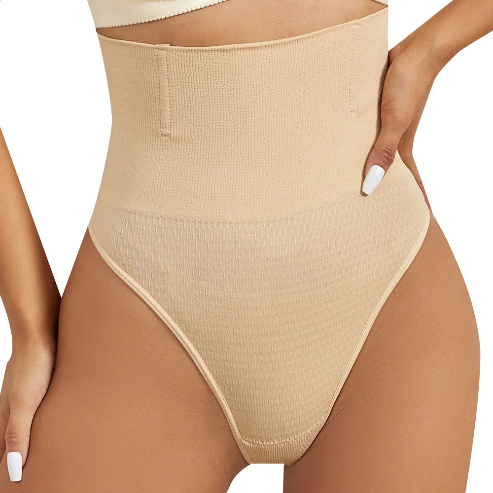 Elevate Your Silhouette with Our Women’s High Waist Thong Shaper - Ultimate Tummy Control and Butt Lifting Underwear