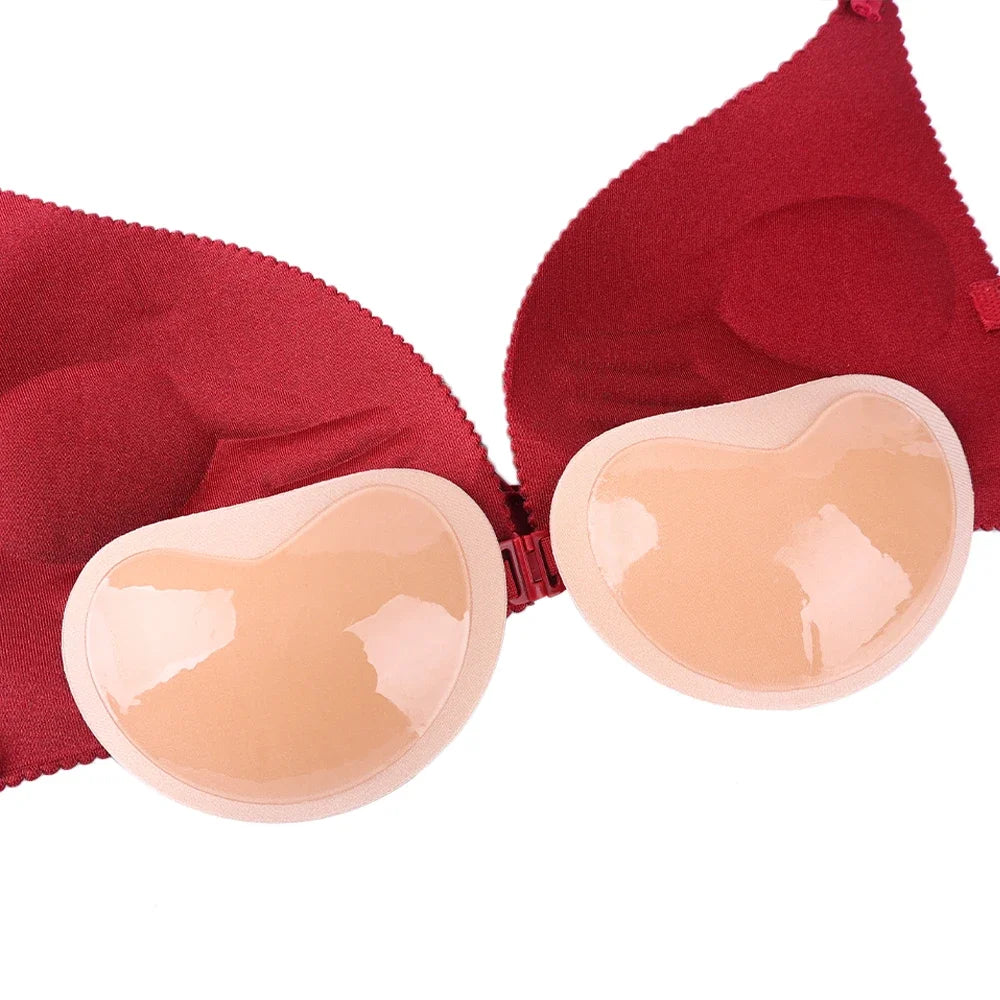 Women'S Invisible Padding Magic Bra Inserts Sponge Bra Breast Push up Pads Swimsuit Silicone Bra Pad Nipple Cover Stickers Patch