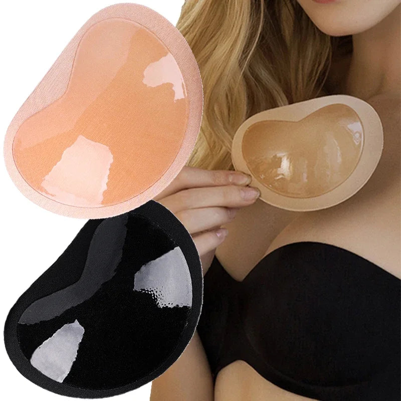 Women'S Invisible Padding Magic Bra Inserts Sponge Bra Breast Push up Pads Swimsuit Silicone Bra Pad Nipple Cover Stickers Patch