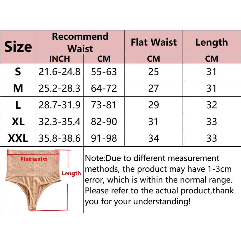 Elevate Your Silhouette with Our Women’s High Waist Thong Shaper - Ultimate Tummy Control and Butt Lifting Underwear
