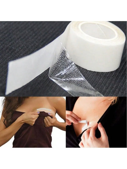 5 Meters of Double-Sided Waterproof Lingerie Tape - Safe, Clear Adhesive for Ultimate Comfort and Confidence